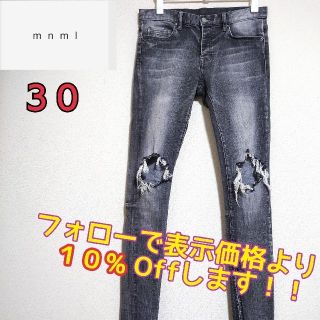 フィアオブゴッド(FEAR OF GOD)のミニマル　Ｍ１ ３０インチ　デニム　古着　mnml(デニム/ジーンズ)