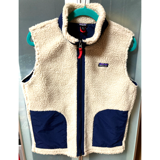 キッズ服男の子用(90cm~)patagonia パタゴニア　キッズ　レトロX ボアベスト　XLサイズ