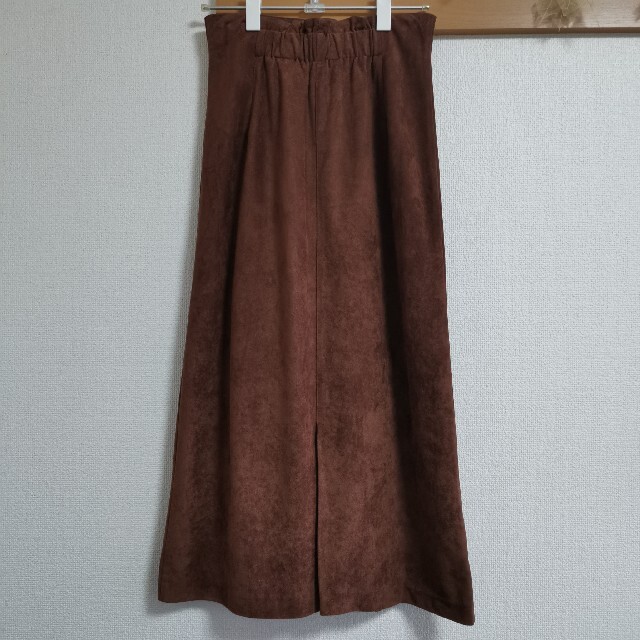 ROSE BUD(ローズバッド)のROSE BUD フェイクスエードスカート レディースのスカート(ロングスカート)の商品写真