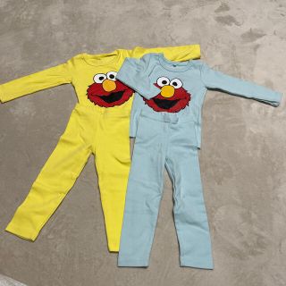 セサミストリート(SESAME STREET)のエルモ　パジャマ上下セット　2着セット売り(パジャマ)