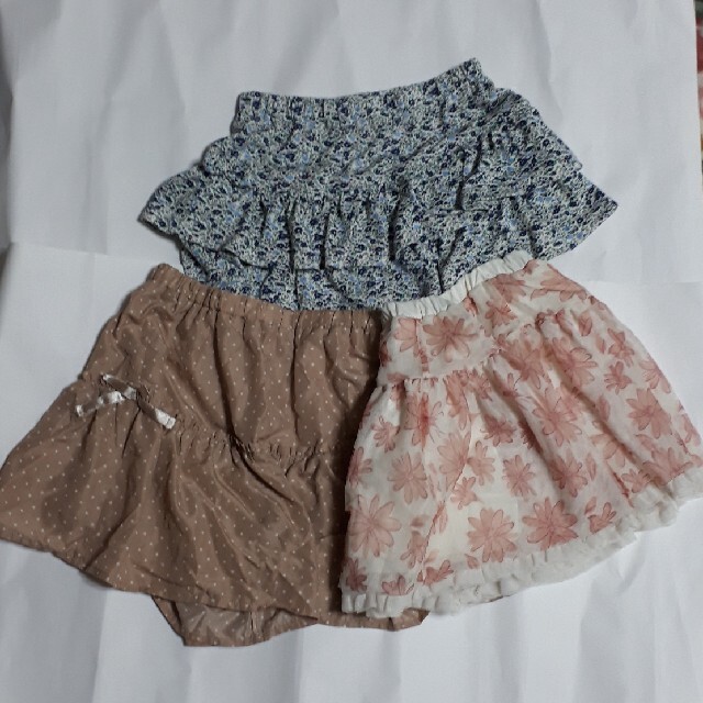 GU - スカートキュロット3枚セット 130の通販 by hima☆'s shop|ジーユーならラクマ