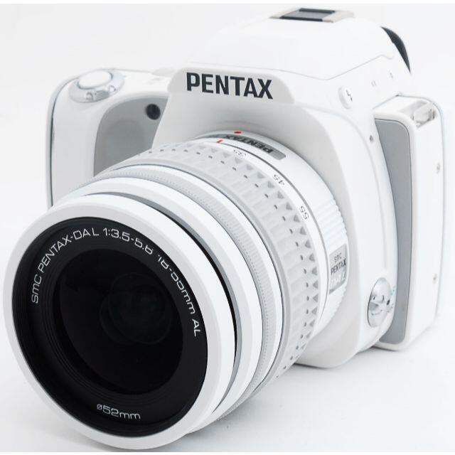 PENTAX(ペンタックス)の❤スマホに転送❤大型液晶モニター❤ペンタックス K-S1 レンズキット ホワイト スマホ/家電/カメラのカメラ(デジタル一眼)の商品写真