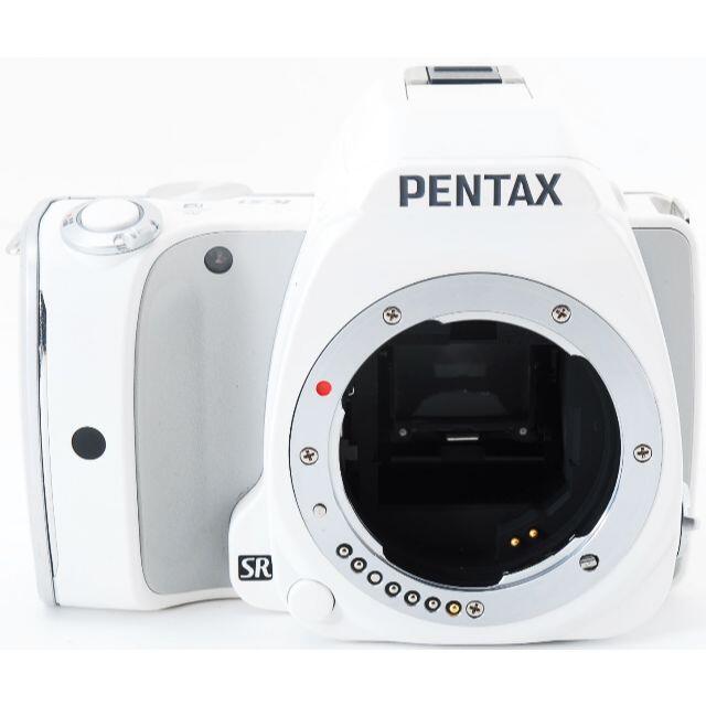 PENTAX(ペンタックス)の❤スマホに転送❤大型液晶モニター❤ペンタックス K-S1 レンズキット ホワイト スマホ/家電/カメラのカメラ(デジタル一眼)の商品写真