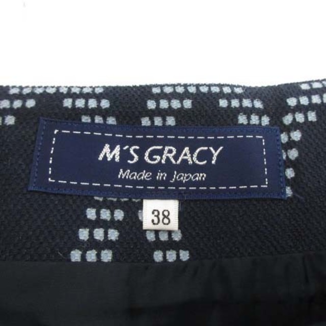 エムズグレイシー M'S GRACY 18SS プリーツスカート ひざ丈 ハー 2