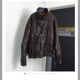 ジョルジオアルマーニ(Giorgio Armani)の80' giorgio armani leather blouson(レザージャケット)