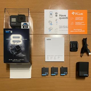 ゴープロ(GoPro)のGoPro HERO8 BLACK  純正予備バッテリー&デュアルチャージャー付(ビデオカメラ)