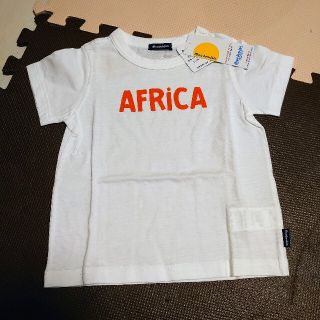 ムージョンジョン(mou jon jon)のムージョンジョン Tシャツ 100 AFRICA 白(Tシャツ/カットソー)