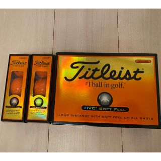 タイトリスト(Titleist)のタイトリスト HVC Soft Feel ゴルフボール 6スリーブ オレンジ(その他)