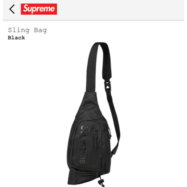 supreme Sling Bag 21ss シュプリーム バッグ-