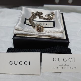 グッチ(Gucci)の美品！GUCCI Gリングトップ ネックレス シルバー925(ネックレス)