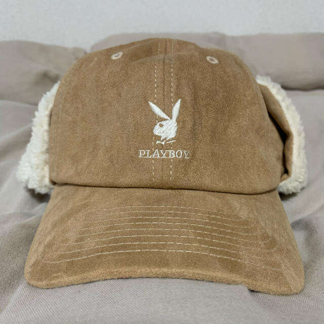 PLAYBOY(プレイボーイ)の【美品】2WAYフライトキャップ【プレイボーイ】 レディースの帽子(キャップ)の商品写真