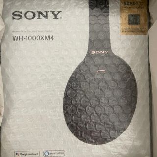 ソニー(SONY)の新品未開封　SONY WH-1000XM4 ワイヤレスヘッドホン　ブラック(ヘッドフォン/イヤフォン)