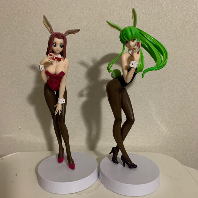 コードギアス 反逆のルルーシュ カレン CC バニーフィギュア コードギアス 反逆のルルーシュ カレン CC バニーフィギュア