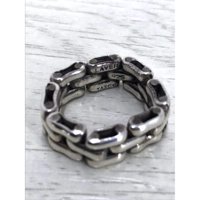 LAVER（ラバー） 3-LINK RING シルバーリング メンズ リング