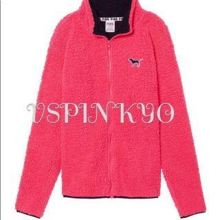 ヴィクトリアシークレット pink  新品 コーチジャケット