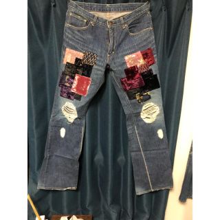 ナンバーナインnumbernineカート期パッチワークデニム