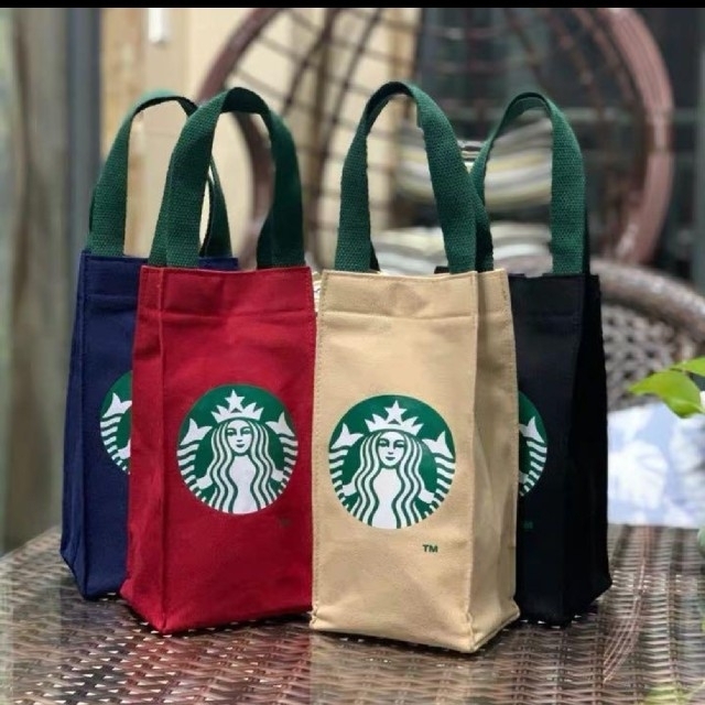 Starbucks Coffee(スターバックスコーヒー)のSTARBUCKS スターバックス バッグ ベージュ レディースのバッグ(エコバッグ)の商品写真