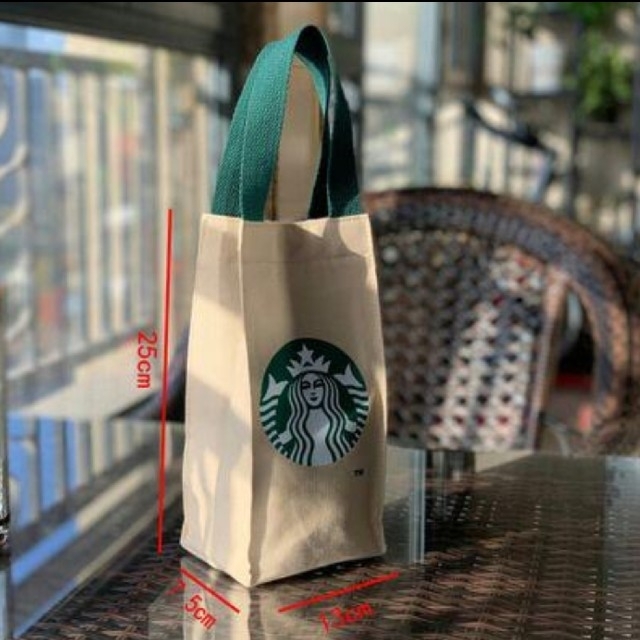 Starbucks Coffee(スターバックスコーヒー)のSTARBUCKS スターバックス バッグ ベージュ レディースのバッグ(エコバッグ)の商品写真