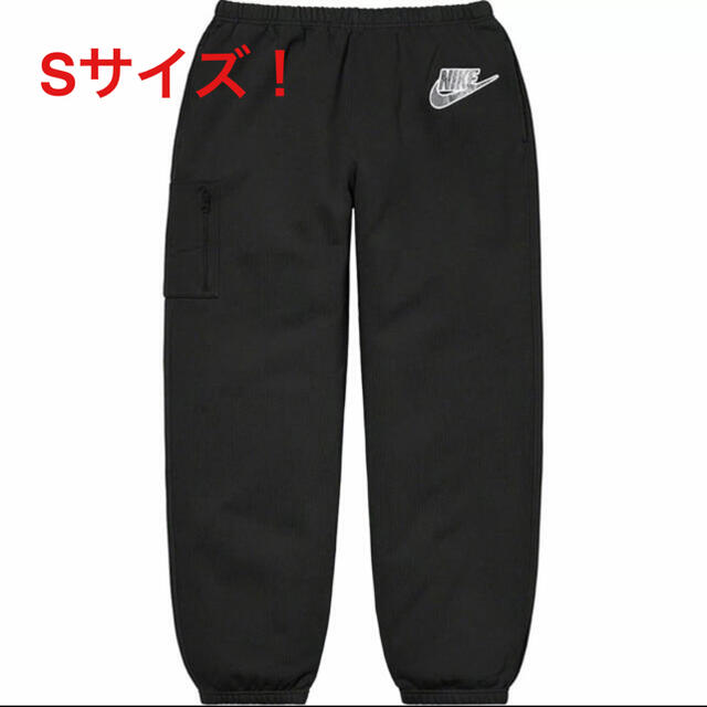 S 黒 Supreme Nike Cargo Sweatpant ナイキ 新品