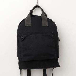 【美品　旧ロゴ】マーガレットハウエル　リュック　バックパック　レザー　ブラック