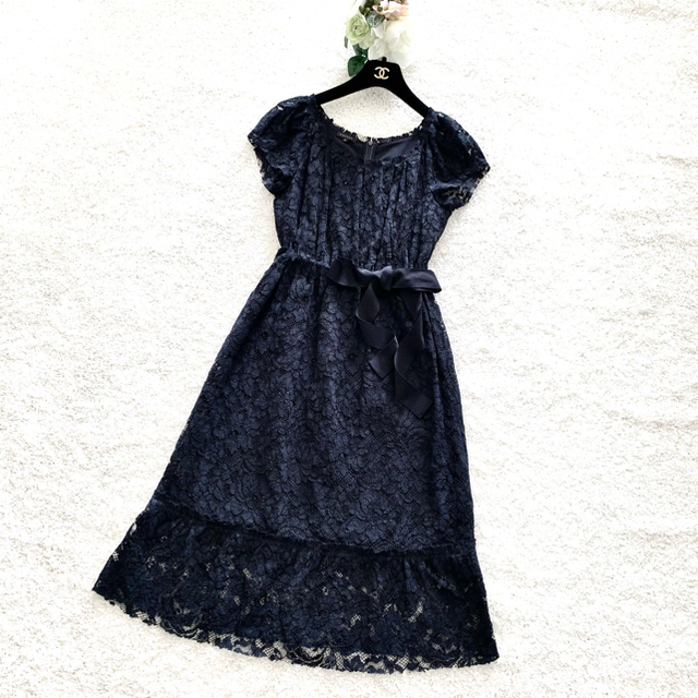 新品同様‼️ESCADA エスカーダ コルドネットレース華やぎワンピース
