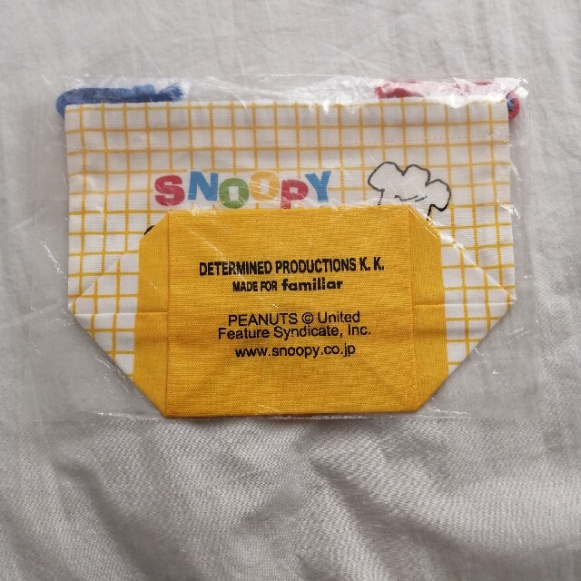 SNOOPY(スヌーピー)のスヌーピー コップ袋とレジャーシート ハンドメイドのキッズ/ベビー(外出用品)の商品写真