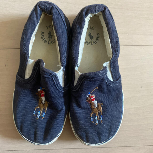 POLO RALPH LAUREN(ポロラルフローレン)のラルフローレン  スリッポン　16cm キッズ/ベビー/マタニティのキッズ靴/シューズ(15cm~)(スリッポン)の商品写真