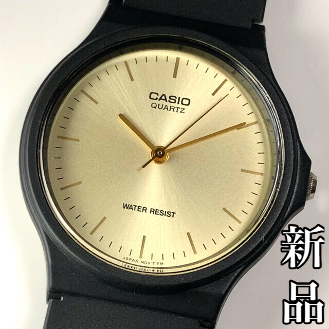 CASIO(カシオ)の新品 CASIO 腕時計 MQ-24 ゴールド文字盤 メンズの時計(腕時計(アナログ))の商品写真