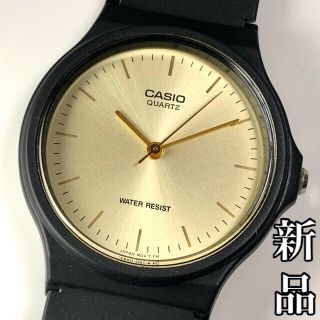 カシオ(CASIO)の新品 CASIO 腕時計 MQ-24 ゴールド文字盤(腕時計(アナログ))