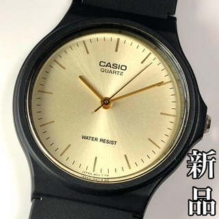 カシオ(CASIO)の新品 CASIO 腕時計 MQ-24 ゴールド文字盤(腕時計(アナログ))