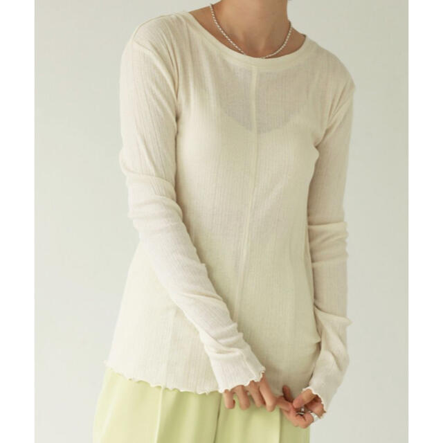 TODAYFUL(トゥデイフル)のRandomrib Long Tshirts レディースのトップス(カットソー(長袖/七分))の商品写真