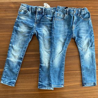 ザラキッズ(ZARA KIDS)のZARA  kids BOYS ダメージデニム　2本セット(パンツ/スパッツ)