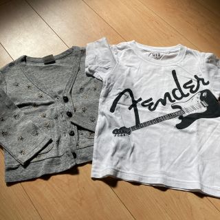 ユニクロ(UNIQLO)のUNIQLO Fender  働く車　Tシャツ　2枚セット(Tシャツ/カットソー)