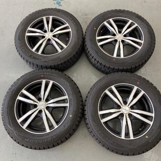 ダンロップ(DUNLOP)のトヨタウィッシュスタッドレスタイヤ195/65R15 ZGE20W(タイヤ・ホイールセット)