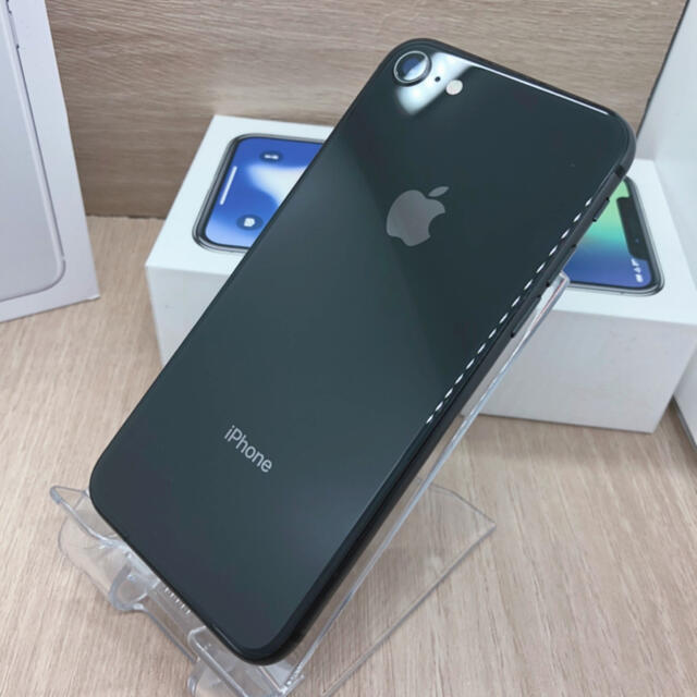 【早い者勝ち‼️】【B】iPhone 8 64 gb 本体　Black 【最新】