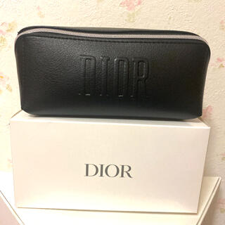 クリスチャンディオール(Christian Dior)のディオール　オリジナルポーチ　ブラック　新品未使用(ポーチ)