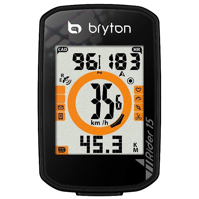 ブライトン GPSサイクルコンピューター Rider15E ブラック【新品】Rider15Eカラー