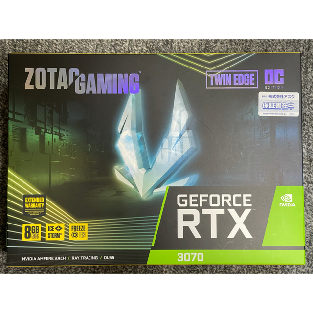 超高品質で人気の 送料無料　新品未開封　ZOTAC  GeForce RTX 3070 PCパーツ