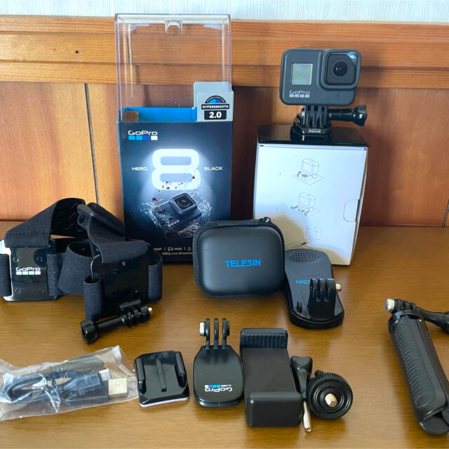 GoPro(ゴープロ)のGoPro HERO8 Black セット商品 スマホ/家電/カメラのカメラ(コンパクトデジタルカメラ)の商品写真