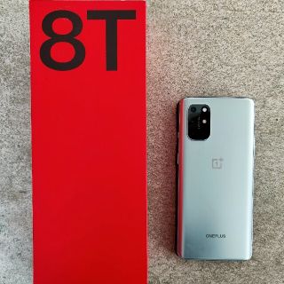 アンドロイド(ANDROID)の（にしゅらん様専用）OnePlus 8T 8/128GB シルバー(スマートフォン本体)