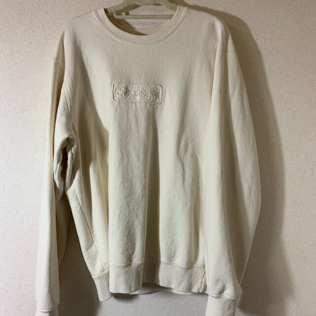 XL Supreme Cutout Logo Crewneck 黒 国内正規品