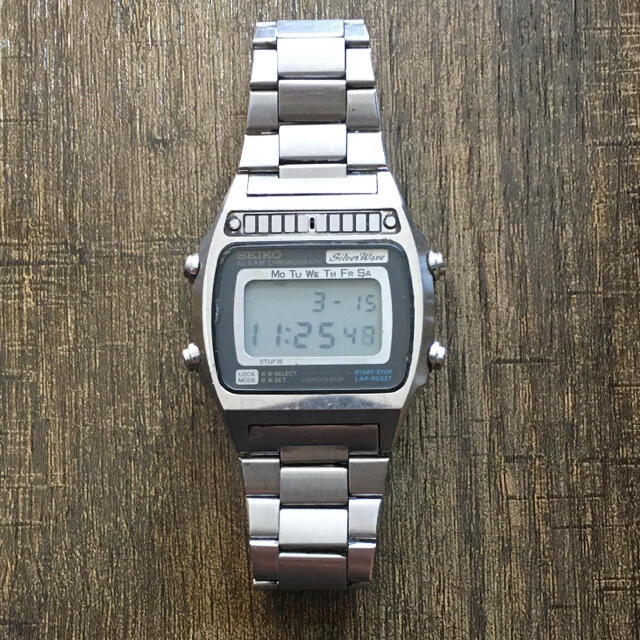 SEIKO - SEIKO SILVER WAVE ALARM chronograph 腕時計の通販 by