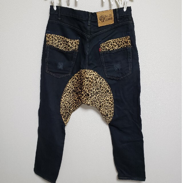 ツートン クレイジー アシメ パンツ メンズのパンツ(スラックス)の商品写真