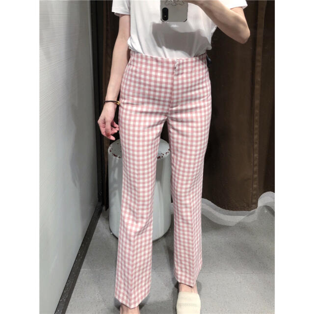 Bibiy. Gingham check pants