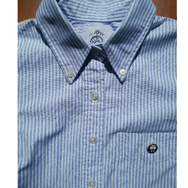 Brooks Brothers(ブルックスブラザース)のシャツワンピース　半袖　綿100%　ブルックスブラザーズ レディースのワンピース(ロングワンピース/マキシワンピース)の商品写真