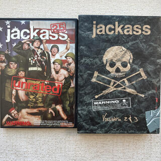 ジャッカス(jackass)のjackass ジャッカス アメリカ版 DVDセット(お笑い/バラエティ)