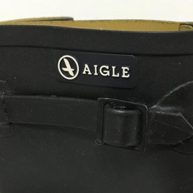 AIGLE(エーグル)のエーグル レインブーツ 36 レディース - 黒 レディースの靴/シューズ(レインブーツ/長靴)の商品写真