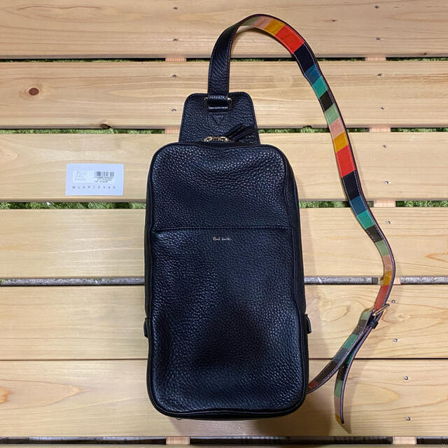 ストライプハンドル レザーボディーバッグ ポールスミス Paul Smith