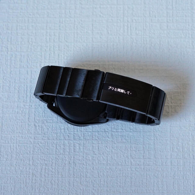 SONY(ソニー)のwena wrist pro WB-11A/B + WH-TS01/B メンズの時計(腕時計(アナログ))の商品写真