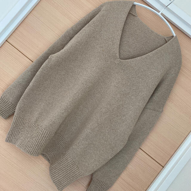 ドゥーズィエムクラス Liry Linen V プルオーバー シルクニット